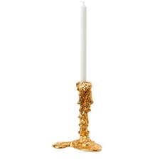 Large Drip Candle Holder - Gold - 01