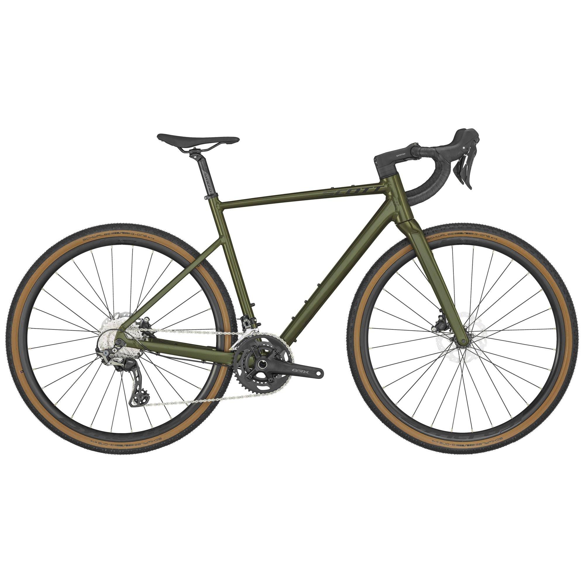 Scott Speedster Gravel 20 2023 - Shimano GRX 2x11sp - Syncros Race X25 - 029 / L56 / Olive Green