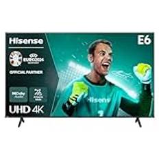 Hisense 50E6NT 127cm (50 Zoll) Fernseher, 4K UHD Smart TV, Precision Colour, HDR, Dolby Vision, 60Hz, Triple Tuner DVB-C/S/S2/T/T2, WiFi, HDMI 2.1, Bluetooth, Alexa Built-in, Schwarz, [2024]