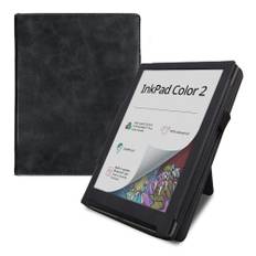 PocketBook InkPad Color 2 Origami Kunstlæder Tablet Cover m. Ståfunktion & Strop - Sort