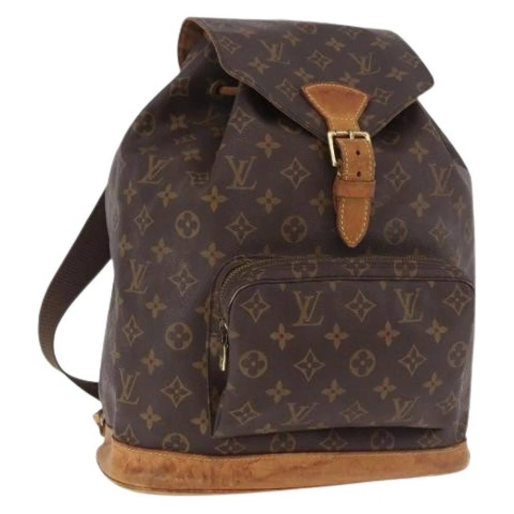 Louis Vuitton Vintage - Pre-owned Montsouris MM Ryggsäck Vintage - Dam - ONE Size - Läder