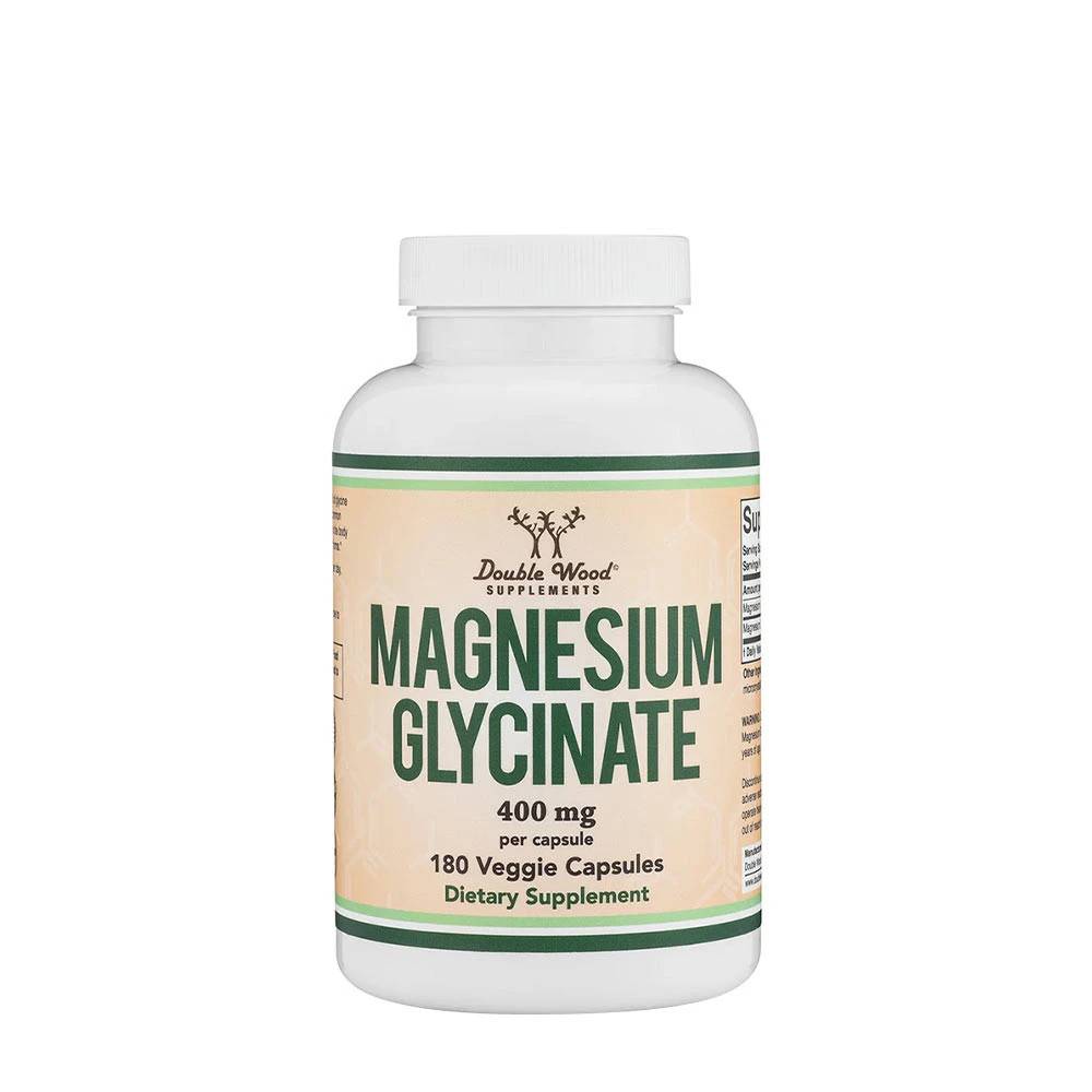 Double Wood Supplements Magnesium Glycinate 180 kapsler