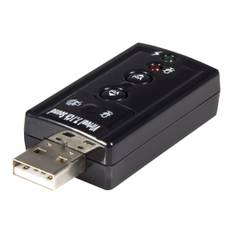 StarTech.com USB Audio Adapter 7.1 - USB auf Soundkarte Virtual 3D Soundeffekt 7.1 - Soundcard mit USB (Stecker)
