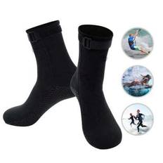 3mm Neopren Dykstrumpor Våtdräkt Surfskor Termiska Snabbtorkande Halkfria Badskor Vattenskor Varma Strandstrumpor För Män Kvinnor - Svart (L,M,S,XL)