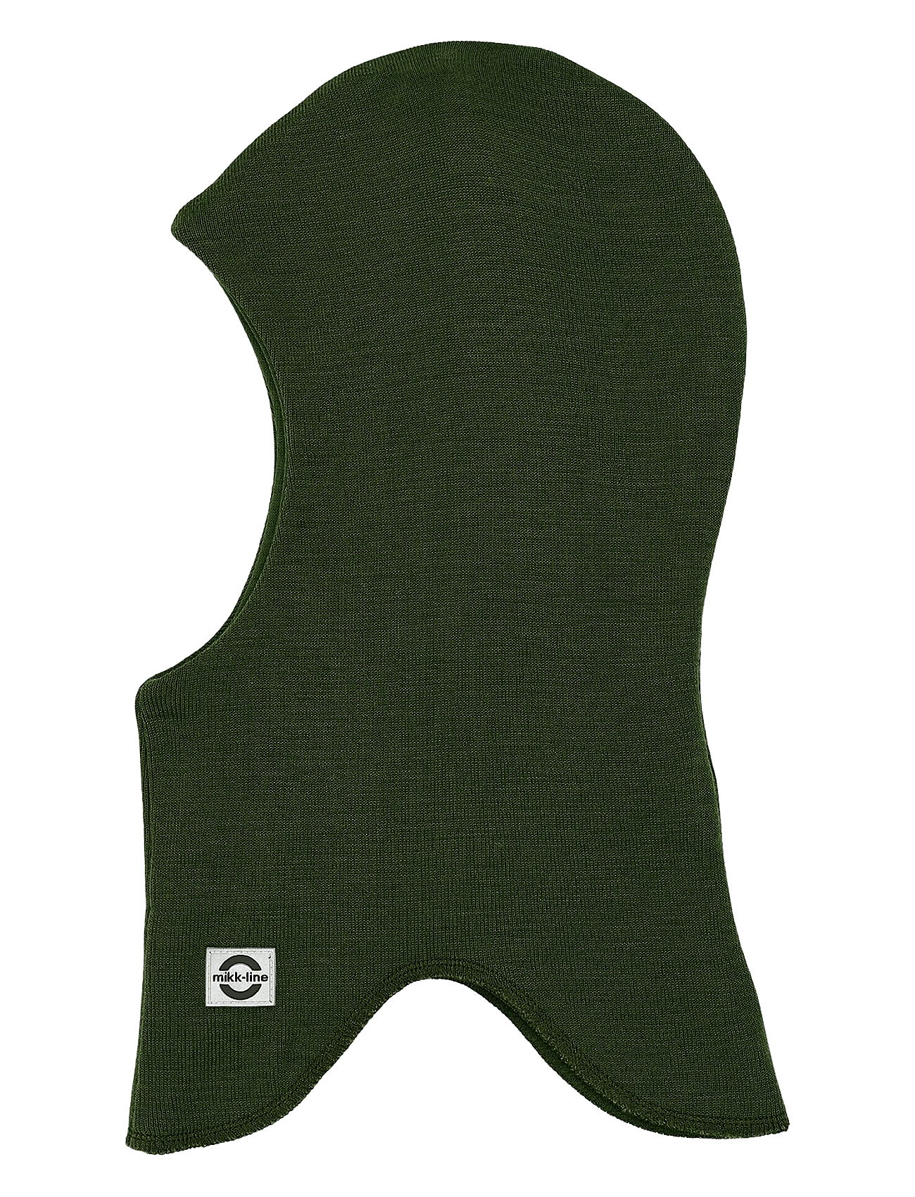 mikk-line Wool Fullface - Solid W. Windstop - Khaki green - 122/128