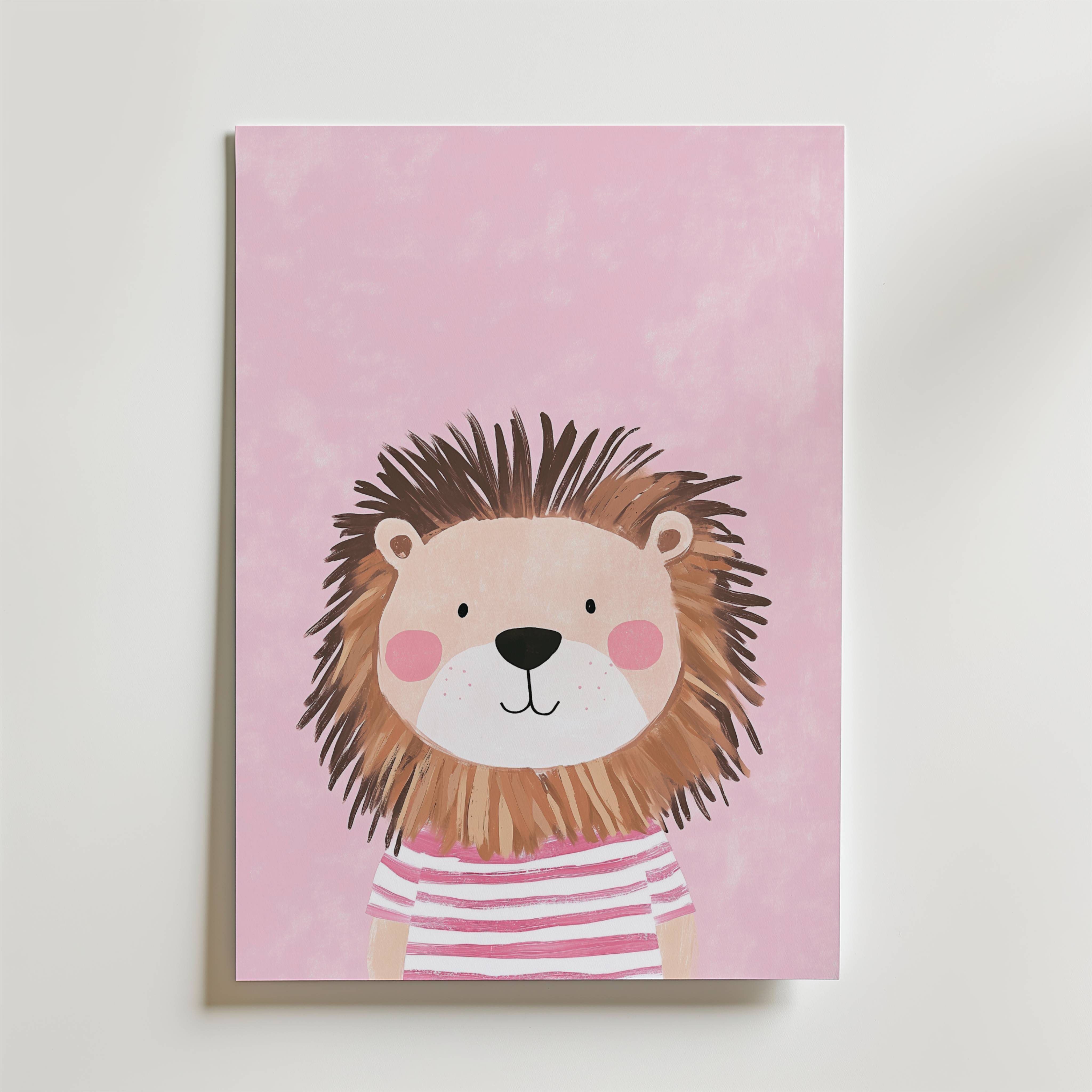 Sweet Lion Poster - Fine Art Poster 50x70 cm