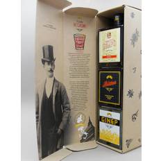 Turin Negroni Gift Set - Gin&P Gin (42%, 50cl), Drapo Rosso Vermouth (16%, 50cl), Tuve Bitter (25%, 50cl)