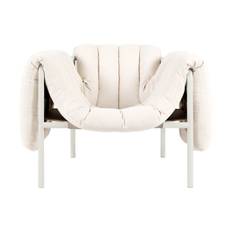 Hem Puffy loungefåtölj Natural-cream - Vit