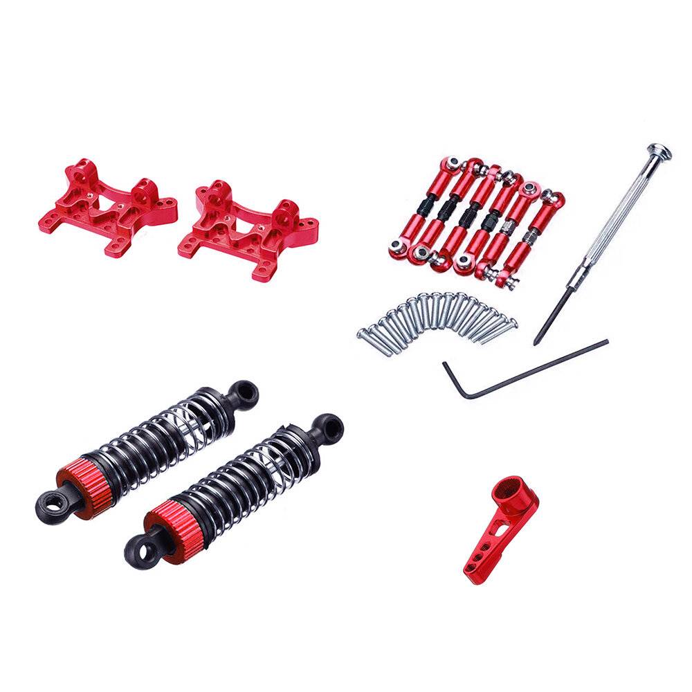 Metalluppgraderad svängarmsstyrningssats för Wltoys A959 A979 K929 1/18 RC-bildelar