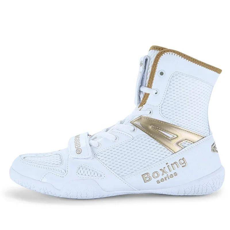 Men Wrestling Shoes Luxury Boxing Shoes Light Weight Flighting Footwears Anti Slip Wrestling Sneakers 43