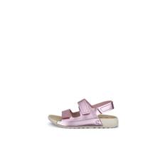 ECCO Cozmo K - Sandaler i læder med to remme til børn - Pink - Size: 39 (UK 5.5-6)