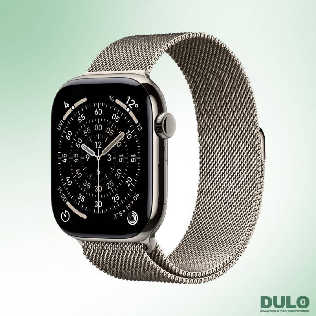Apple Watch Series 11, 46mm, GPS + Cellular (A3337) - Fremragende / Titanium / Natural Titanium