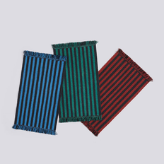 HAY Stripes and Stripes Måtter - Flere farver og størrelser - Blue 52x95cm