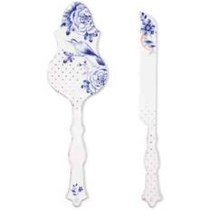 Pip Studio Cake Server & Cake Knife Royal White Set of 2 in Gift Box