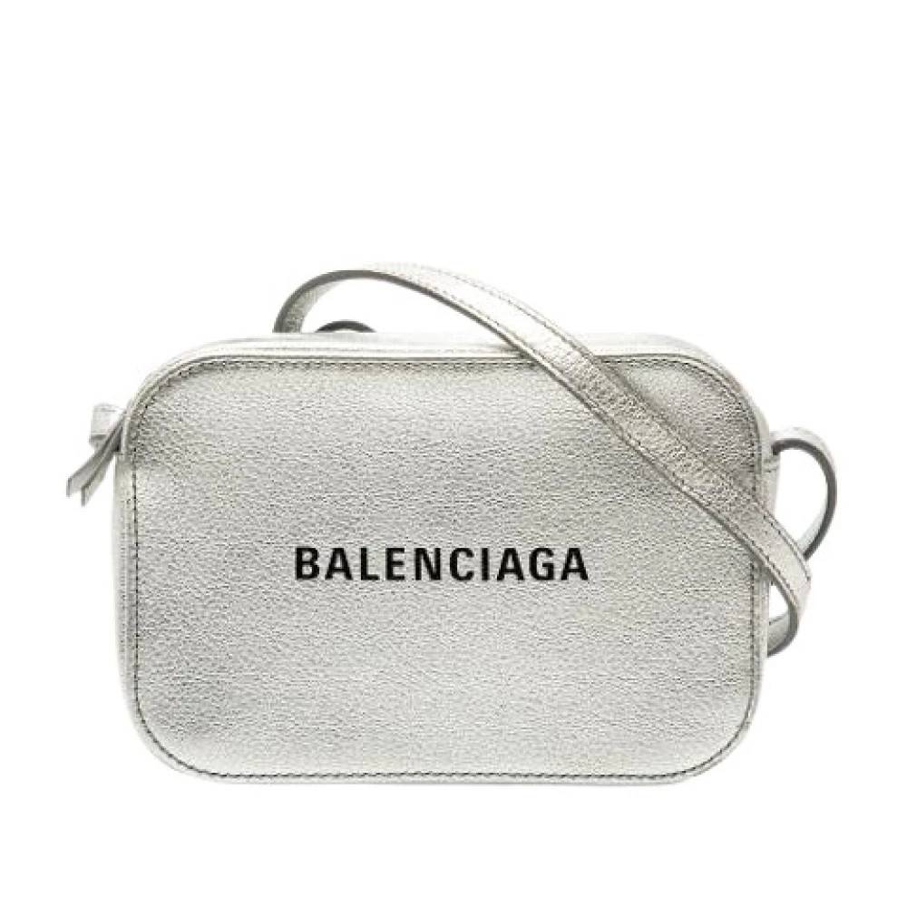 Balenciaga Vintage Pre-owned Vintage Crossbody Taske - Vintage - Dame - Grå - ONE SIZE - Læder