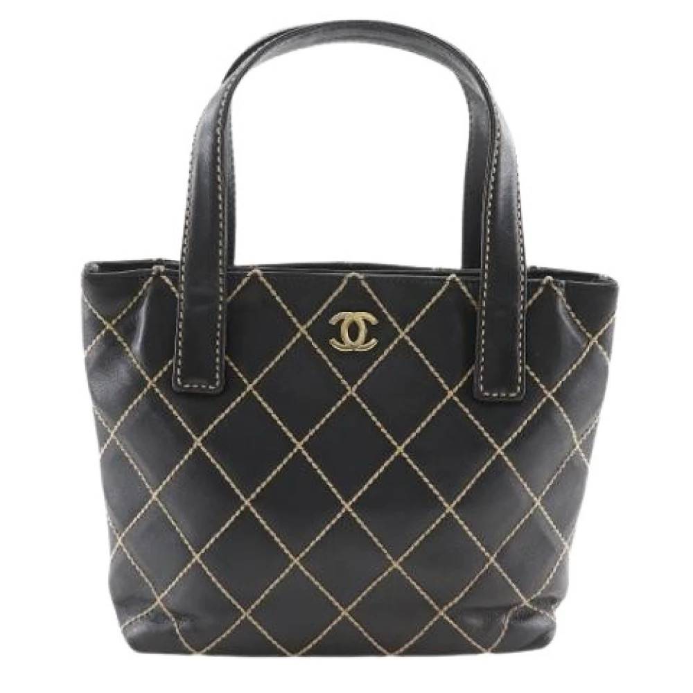 Chanel Vintage Pre-owned Vintage Håndtaske - Vintage - Dame - Sort - ONE SIZE - Læder