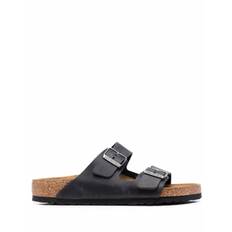 Birkenstock - Arizona sandaler med dubbla remmar - herr - kalvskinn/kalvskinn/gummi - 43 Regular - Svart