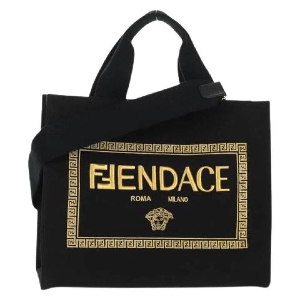Fendi Vintage Pre-owned Vintage Tote Bag - Vintage - Dame - Sort - ONE SIZE - Uld