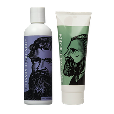 Beardsley Shampoo til Skæg + Conditioner til Skæg (Wild Berry Flavor - 236 ml)