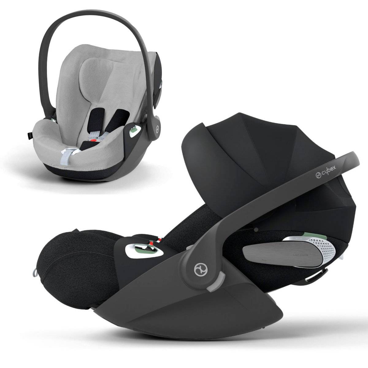 Cybex Cloud T i-Size baby car seat + Cloud T Summer Cover - Sepia Black Plus