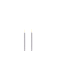 UYUNI KERTELYS, HVID, 2-PAK, Ø1,3 CM