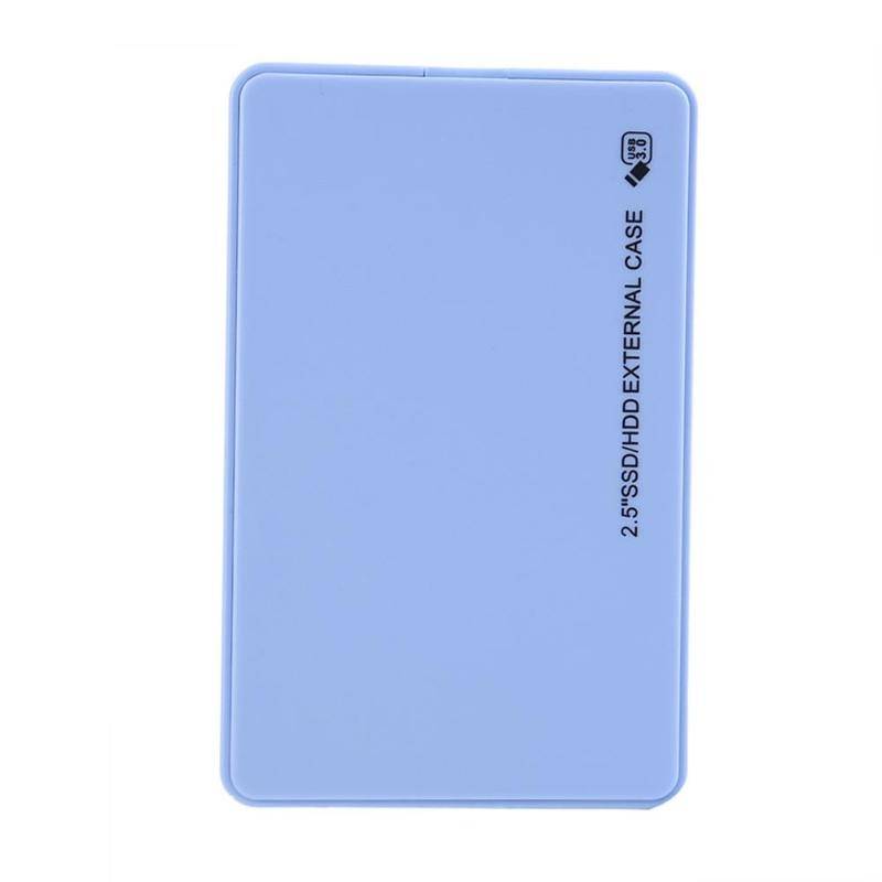 Vktech hdd case 2.5 '' sata till usb 3.0 adapter hårddiskhölje för ssd skivväska hdd box usb 2.0 hd extern hdd hölje - Blå