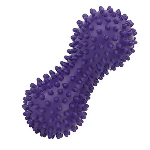 Yoga Massageboll Fotmassageapparat Djupvävnadsmassage Yoga Jordnötsform Massage Dubbelboll Taggig Massageboll för Fysisk Triggerpunkt Stressterapi