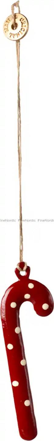 Maileg Metal Ornament Sugar Cane - Dot