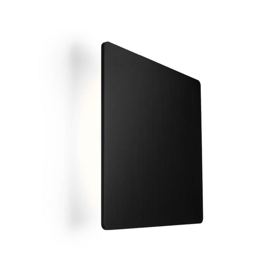 Miles LED væglampe Wever & Ducré - Sort / Model 3.0 Carré / 3000K/kold hvid