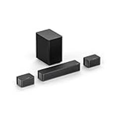 ULTIMEA 5.1 Surround Soundbar, 3D Surround Sound System, Soundbar för TV-enheter med subwoofer och bakre högtalare, justerbar surround och bas för hemmabio, Poseidon D50-serien