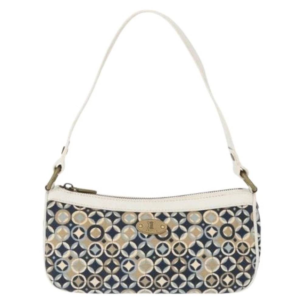 Celine Vintage Pre-owned Vintage Skuldertaske - Vintage - Dame - Flerfarvet - ONE SIZE - Uld