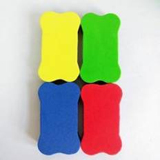 2 st mini ben eva svamp magnetisk whiteboard suddgummi torr radering tavla markör renare krita svart tavla torka skolkontorsmaterial
