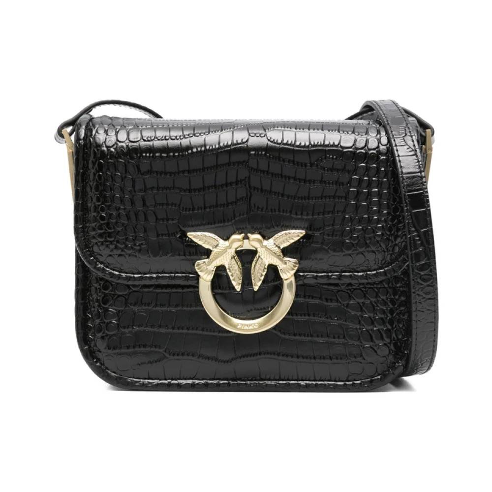 PINKO Stilfuld Taske 104297 A2Oh Z99v - Tasker - Dame - Sort - ONE SIZE - Uld