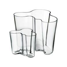 IITTALA - Alvar Aalto Vase - Vas - Clear 2 pcs - 160+95cm