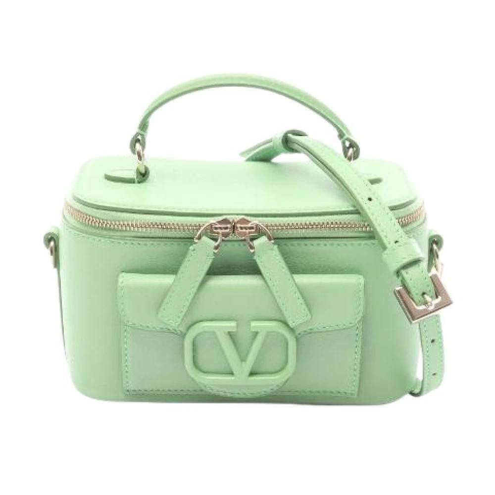 Valentino Vintage Pre-owned Læderhåndtaske - Vintage - Dame - Grøn - ONE SIZE - Læder