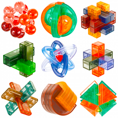 QiYi KML Puzzles 9 PCS Set 2 Gift Box - Difficulty Level 1-4