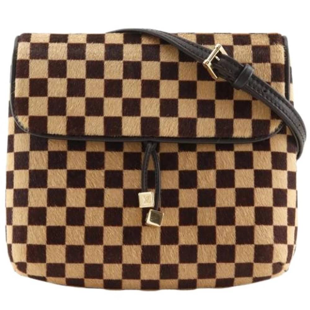 Louis Vuitton Vintage - Pre-owned Vintage Damier Sauvage Axelremsväska Vintage - Dam - ONE Size - Läder