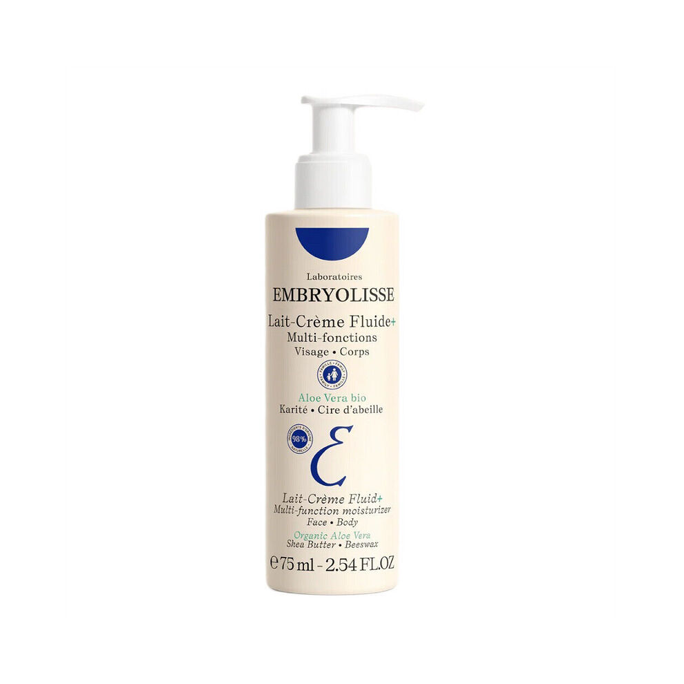 Embryolisse, Lait-Creme Fluid+, Multi-Function Fugtighedsmiddel, 2,54 fl oz (75 ml)