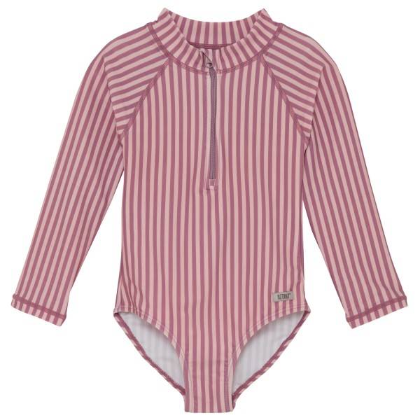 Huttelihut Kid's Swimsuit L/S UV60 Badedragt Børn størrelse 128 farve pink