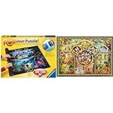 Ravensburger Roll Your Puzzle - Puzzlematte für Puzzles mit bis zu 1000 Teilen & Puzzle 15266 - Die schönsten Disney Themen