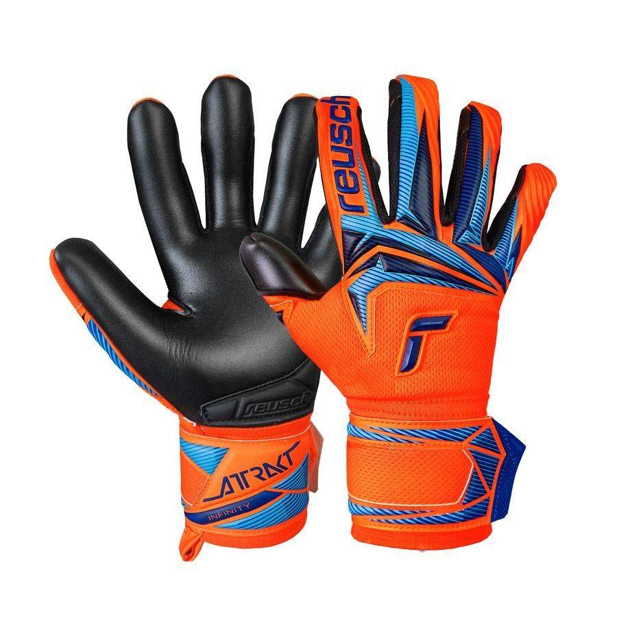 Reusch Målvaktshandske Attrakt Infinity Evolution NC World Cup Line - Orange/Blå - ['Orange'] (11)