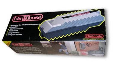NES - Nin10Case (Förvaringslåda för 10 NES kassetter) (Official) (Komplett) (Beg)