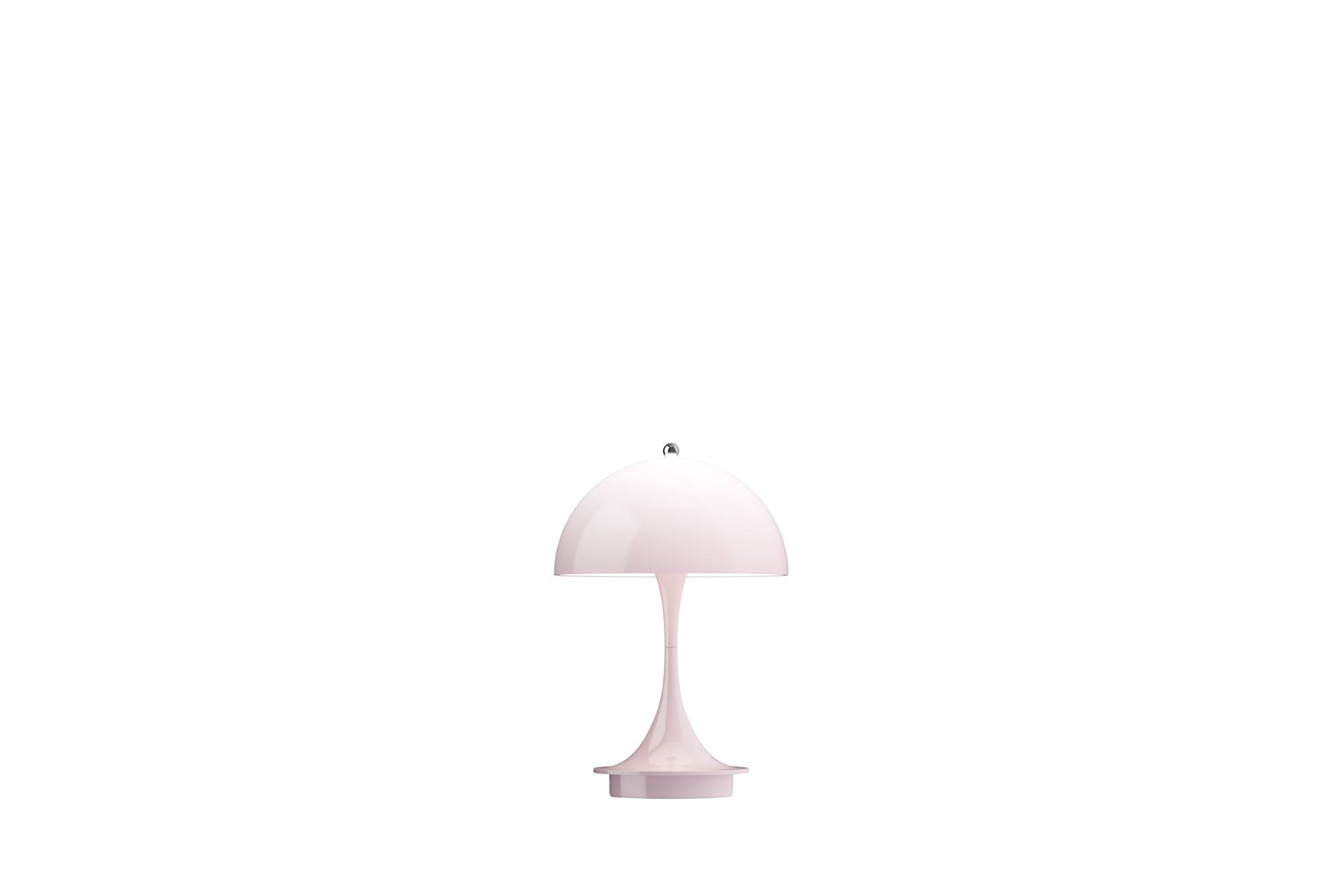 Panthella 160 Portable Lampe | Opal Opal pale rose.