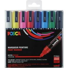 Posca, Paint Marker, standardfarver, medium spids, 8 stk.