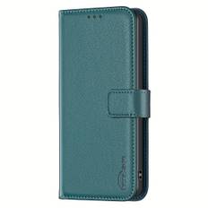 TEMU Wallet Case Made Of Leather For Motorola Moto G84, Moto Edge 40 Neo, G14, G54, Edge 40, And G34, Featuring A Card Holder And Tassel, With A Flip Cover That Includes A Stand Option - In