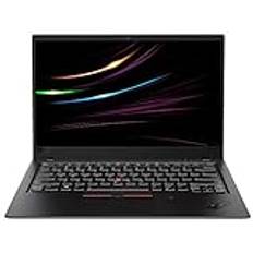 Lenovo ThinkPad X1 Carbon 5 Business Notebook med Intel i7-processor med 2 x 2,6 GHZ, 16 GB ram-minne, 1 000 GB SSD, 14 tums full HD-skärm med 1920 x 1080 pixlar, IPS, webbkamera och Windows 10 Pro, MGE (Renoverad)