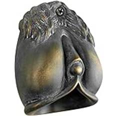Väggmonterad gjuten brons skulptur64, vintage väggfäste öl öppning, rolig flasköppnare för kyla, unik för ölälskare män pappa koppar