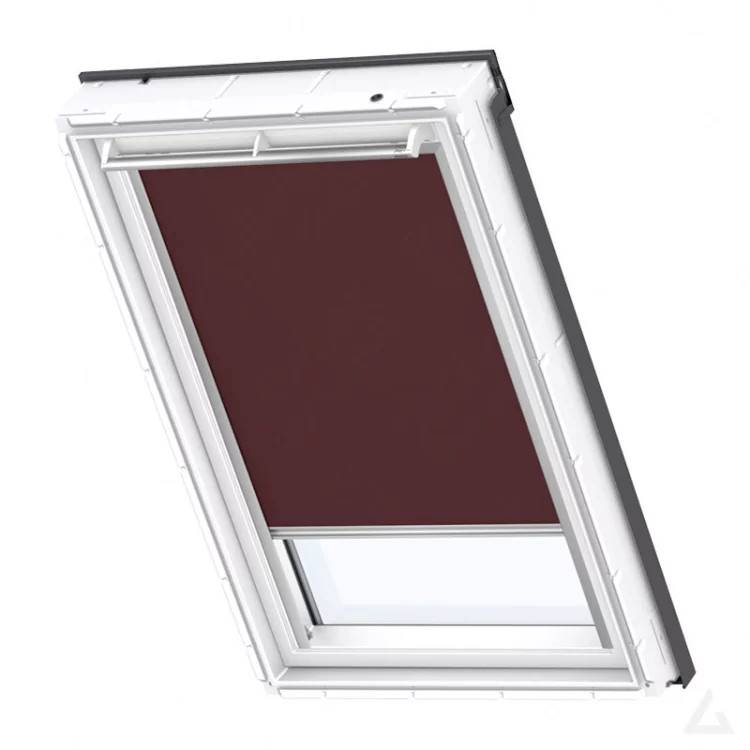 Velux mørklægningsgardin elek. DML SK08 4559 114x140cm mørkebrun, elektrisk