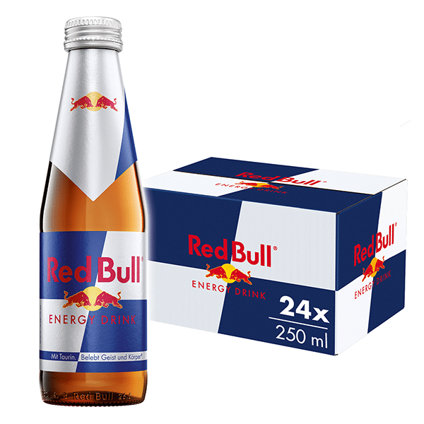 Red Bull Energy Drink Glasflaske 24 x 250 ml