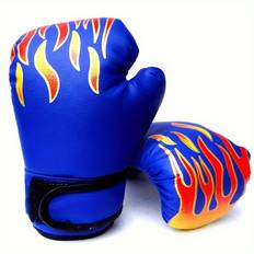 TEMU Kids Boxing Gloves, For Punching Bag Kickboxing Thai Mitts Sparring, Flame Gloves Halloween Christmas Gift